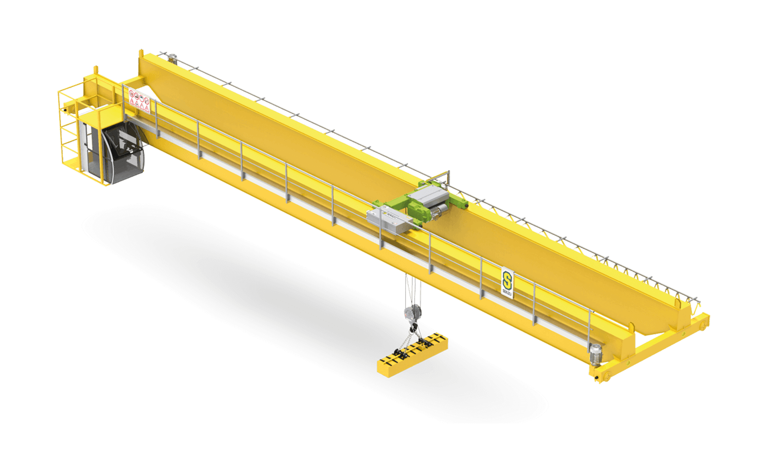 Sekizli Maquinaria y Grúas Sistemas de Grúas Eléctricas, Grúas Puente Viajeras, Grupos de Elevación, Grúas Pórtico, Grúas de Brazo, Grúas para Procesos Especiales, Grúas con Cabina, Plataforma de Carga Eléctrica, Vehículos de Transferencia con Ruedas de Batería, Vehículos de Transferencia sobre Rieles a Batería, Repuestos, Grúas Monorraíl, Grúas Móviles, Grúas Puente Doble Viga, Grúas Puente Simple Viga, Grúas Pórtico, Grúas Pórtico con Voladizo, Grúas Semi-Pórtico, Grúas de Brazo, Grúas de Consola, Grúas Móviles Rotativas (360°), Grúas Automatizadas, Grúas Neumáticas a Prueba de Explosiones, Grúas Móviles de Eje, Grúas Móviles Automatizadas, Grúas Puente Doble Viga con Cabina, Grúas Pórtico Doble Viga con Cabina, Transportadores de Carga con Batería - Sistema de Riel Rotativo (RGV), Vehículos de Transferencia de Carga con Batería, Transportadores de Carga con Batería - Sistema de Riel (RGV), Transportadores de Carga por Cable - Sistema de Riel, Repuestos Bloques de Gancho, Pines de Carga, Interruptores de Sobrecarga, Dispositivos de Control de Velocidad, Control Remoto, Tableros Eléctricos, Sistemas de Transporte de Cables, Sistemas de Barra Cerrada, Sistemas de Tambor, Tambores de Recogida de Cables, Frenos Eldro, Ruedas de Grúa, Plataformas de Mantenimiento, Guías de Cable, Interruptores T, Frenos Electromagnéticos, Sensores de Colisión